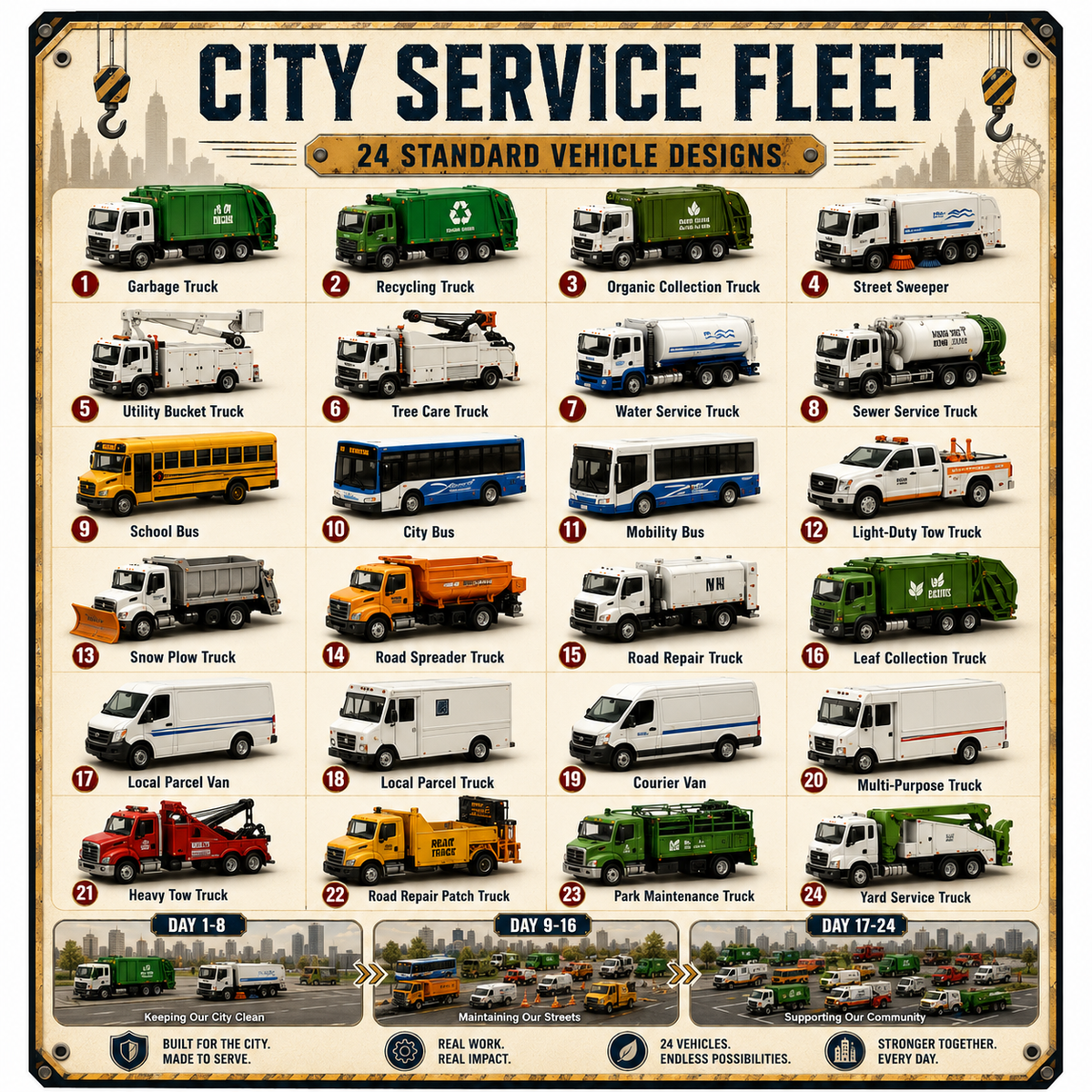 24-Day Vehicle Advent Calendar