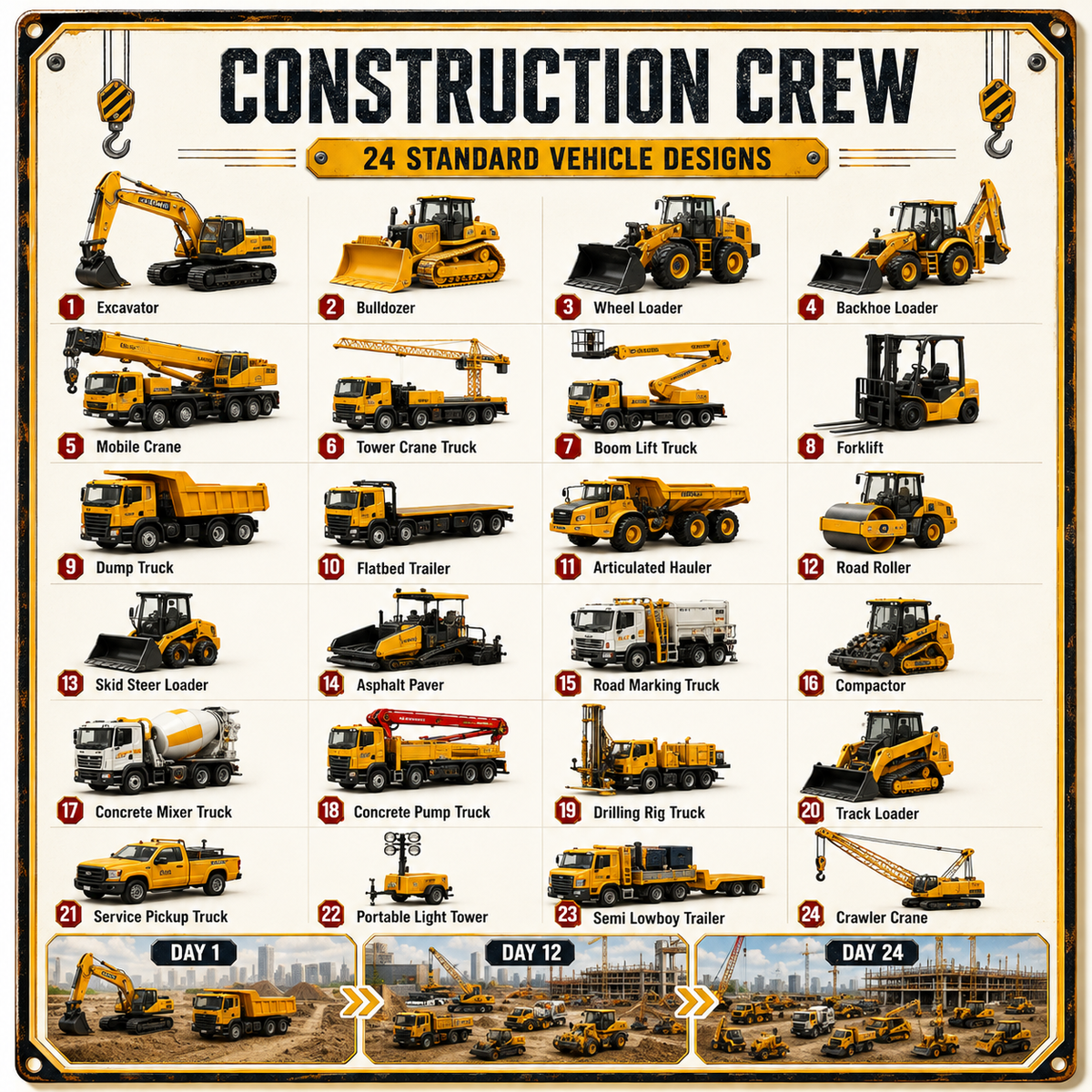 24-Day Vehicle Advent Calendar