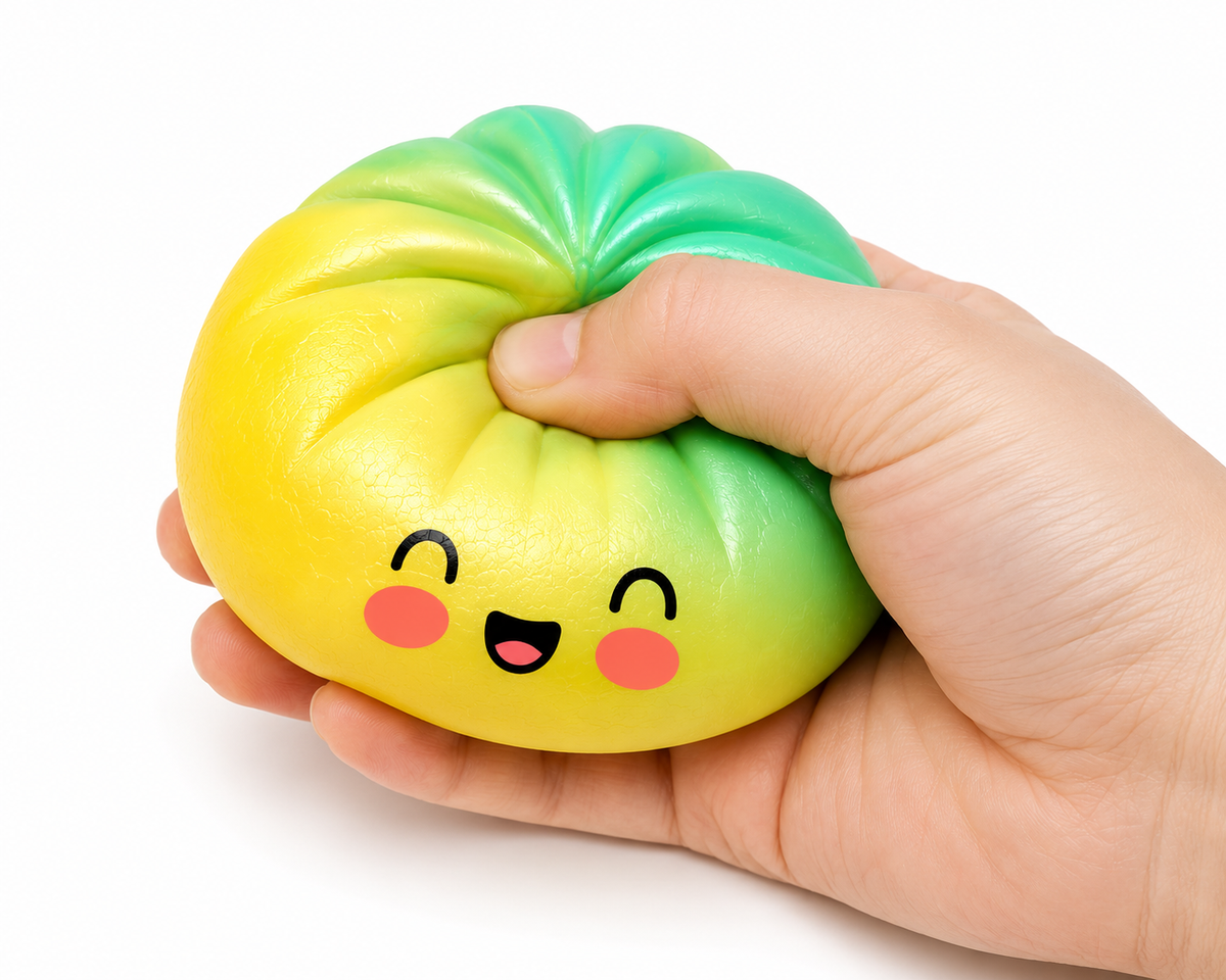 Glitter Dumpling Squishy Toy
