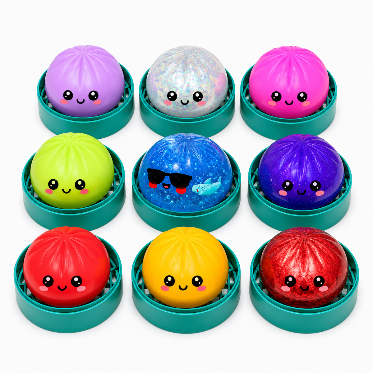 Shark Dumpling Squishy Toy