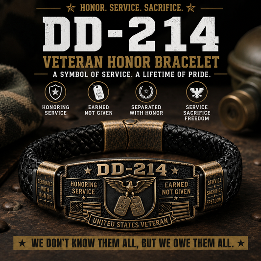 DD-214 Veteran Honour Bracelet