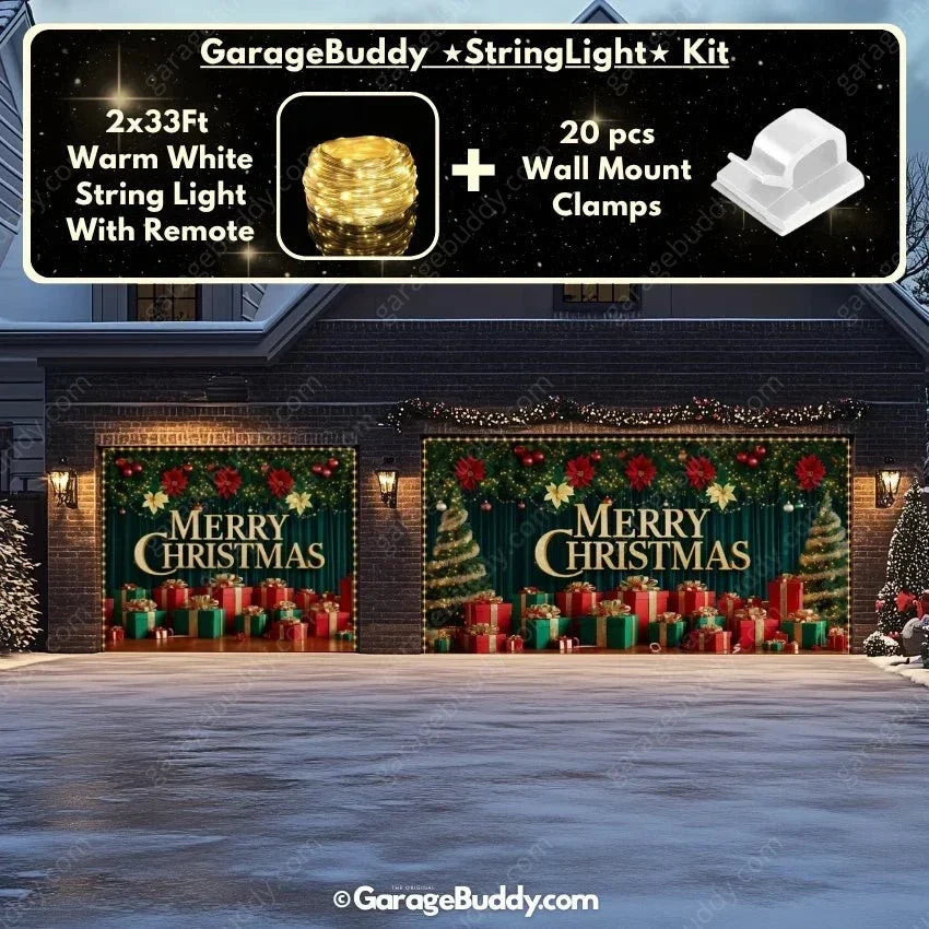 Christmas Joy Garage Door Cover