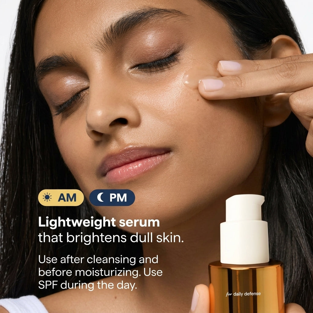 Daily Defense 15% Vitamin C Serum for Dull Skin, Skin Tone & Radiance