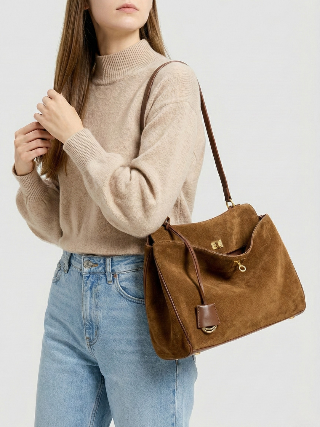 Shoulder handbag for work | The Valletta