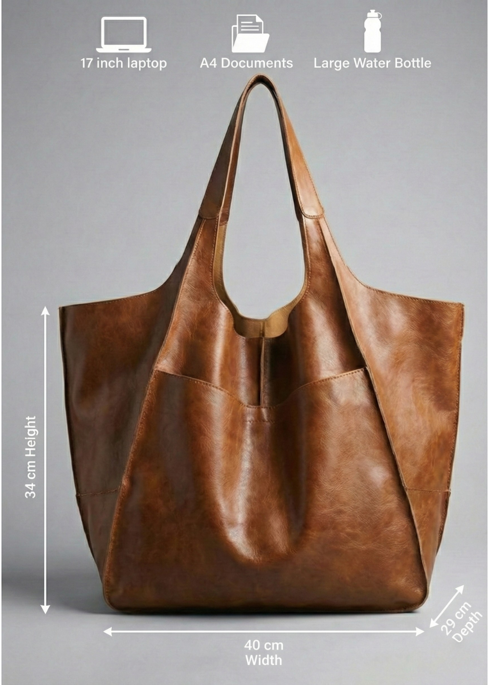Extra large tote bag for work | RAVENNA