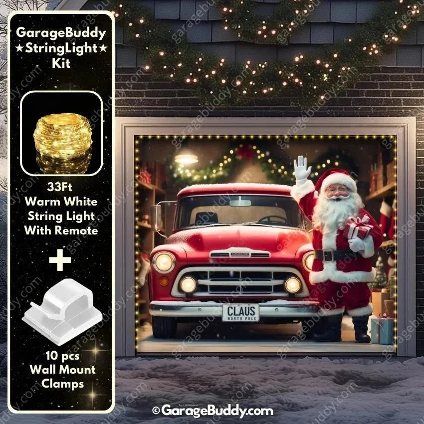 Santa's Garage Door Cover