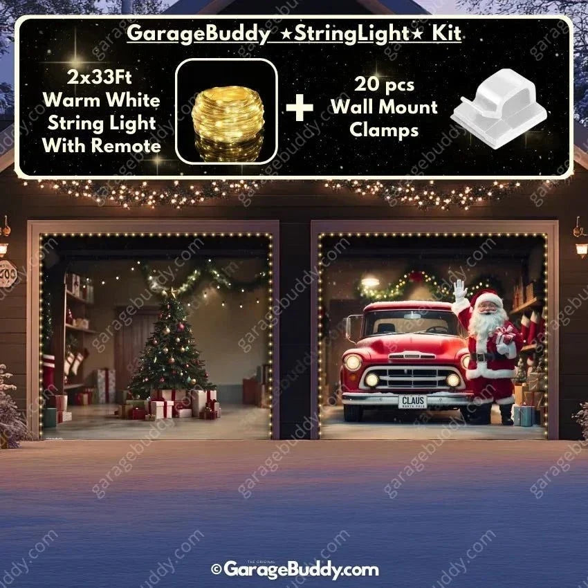 Santa's Garage Door Cover