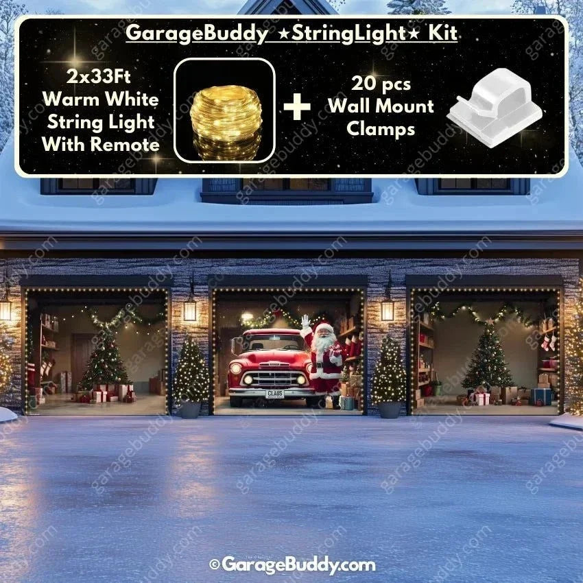 Santa's Garage Door Cover