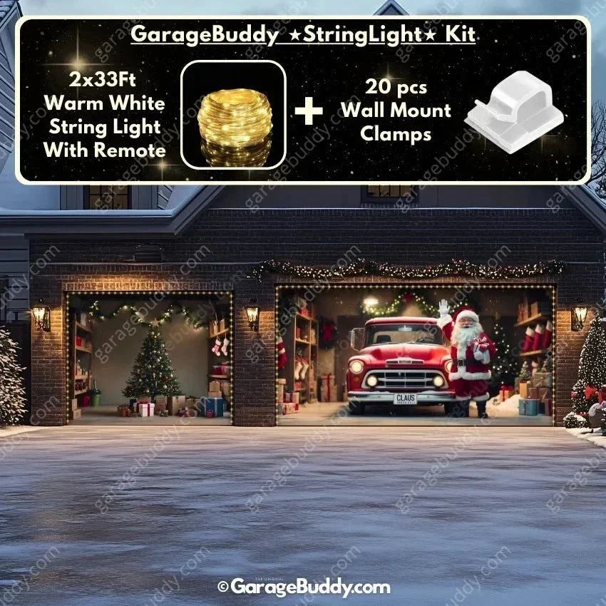 Santa's Garage Door Cover