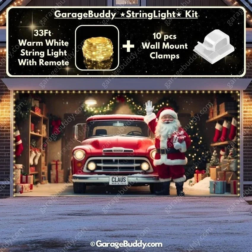 Santa's Garage Door Cover