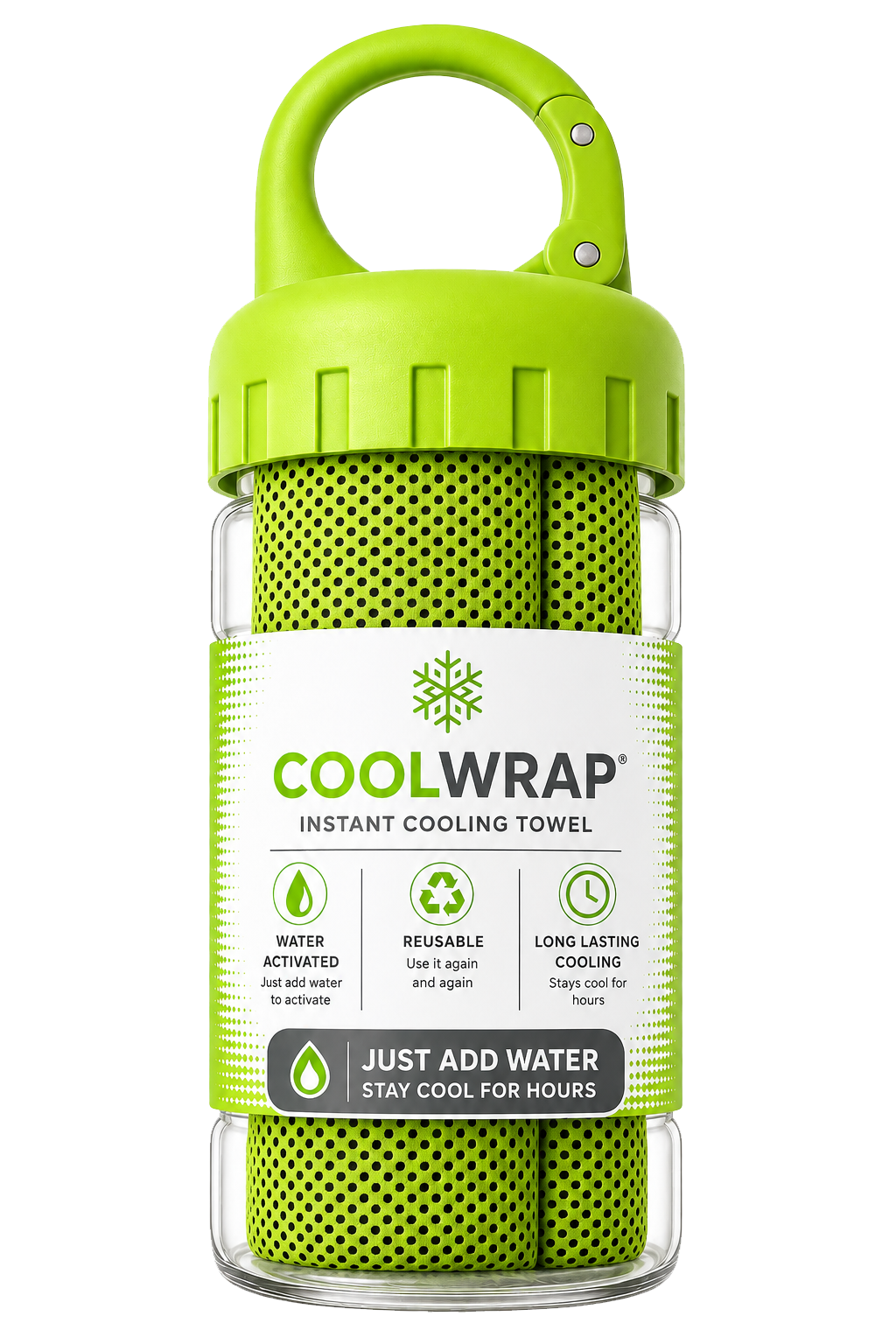 Blue Instant Cooling Towel