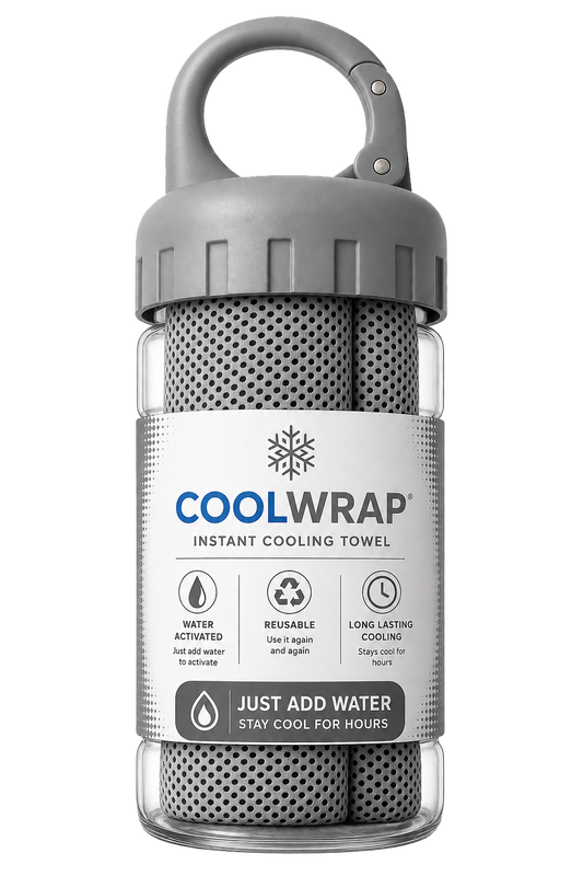 Grey Instant Cooling Towel