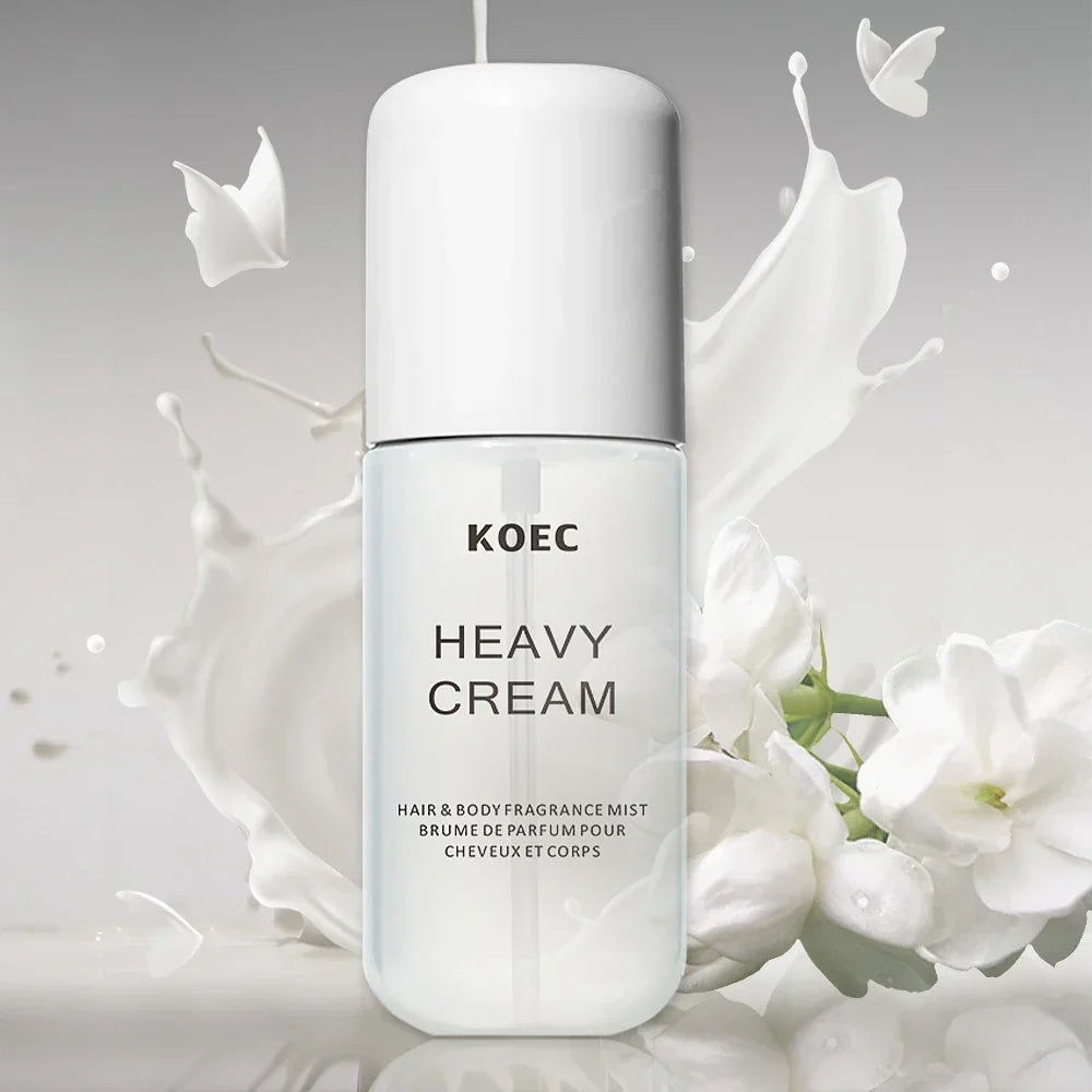 Heavy Cream Scented Perfume Body Mist for Men and Women - Long-Lasting Fresh Fragrance Spray - Luxury Deodorizing Body Mist - 50ml