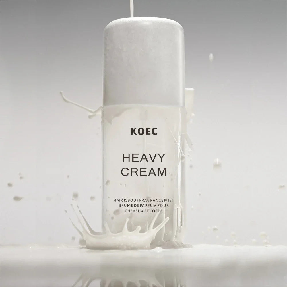 Heavy Cream Scented Perfume Body Mist for Men and Women - Long-Lasting Fresh Fragrance Spray - Luxury Deodorizing Body Mist - 50ml