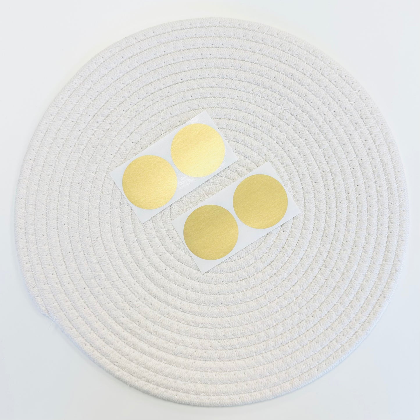 Circle 5cm Scratch-Off Sticker (Gold) - Pack of 50