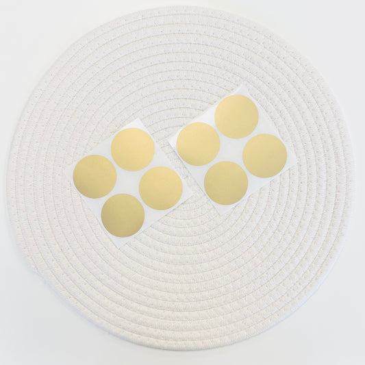 Circle 4.5cm Scratch-Off Sticker (Gold) - Pack of 50