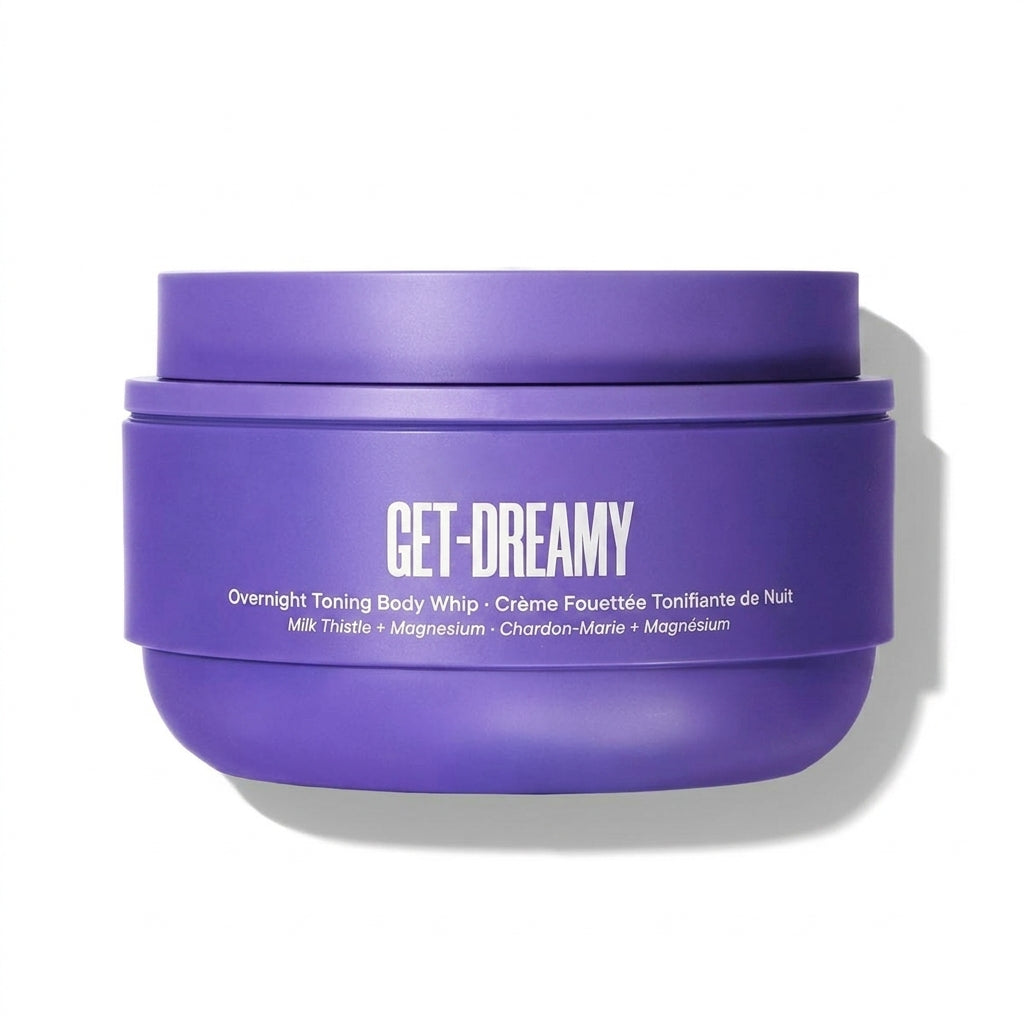GET-DREAMY Overnight Body Whip with Caffeine, Peptides & Magnesium for Uneven Skin Texture