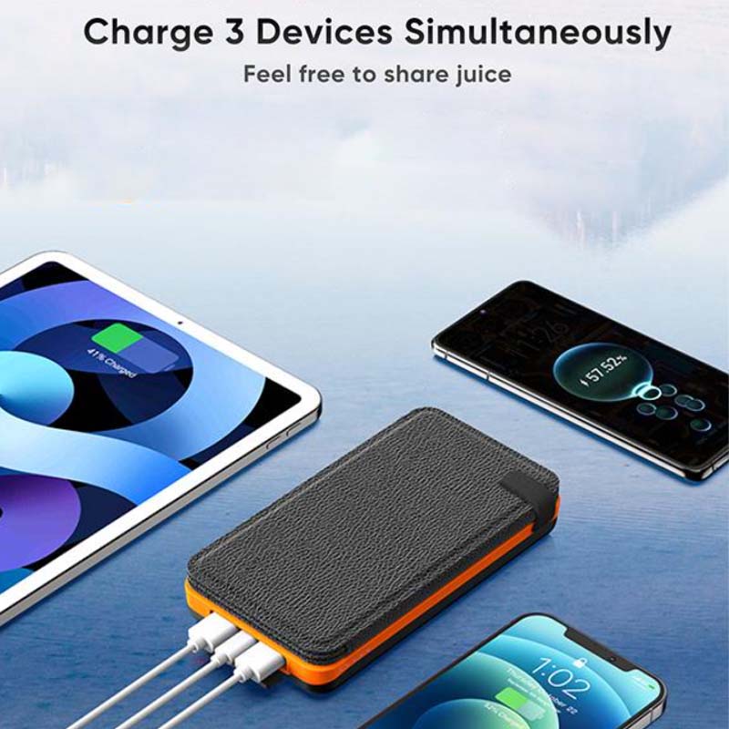 25000mAh high-performance solar power bank - quick charge