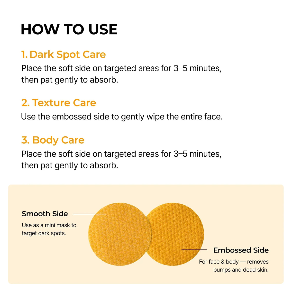 Kojic Acid Turmeric TX Toner Pads for Dark Spots and Uneven Skin Tone