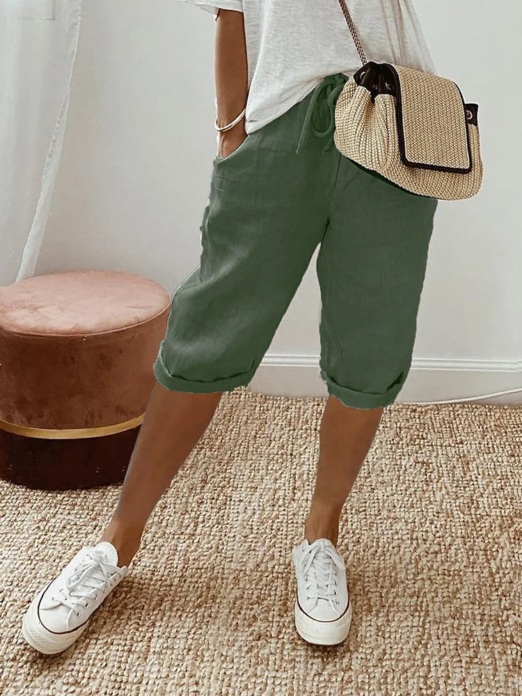 Breathable Linen Shorts