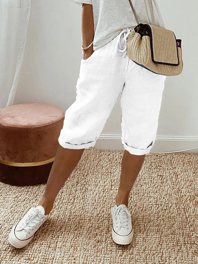 Breathable Linen Shorts
