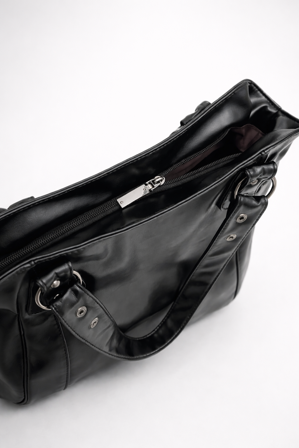 Large black handbag for school | TARANTO