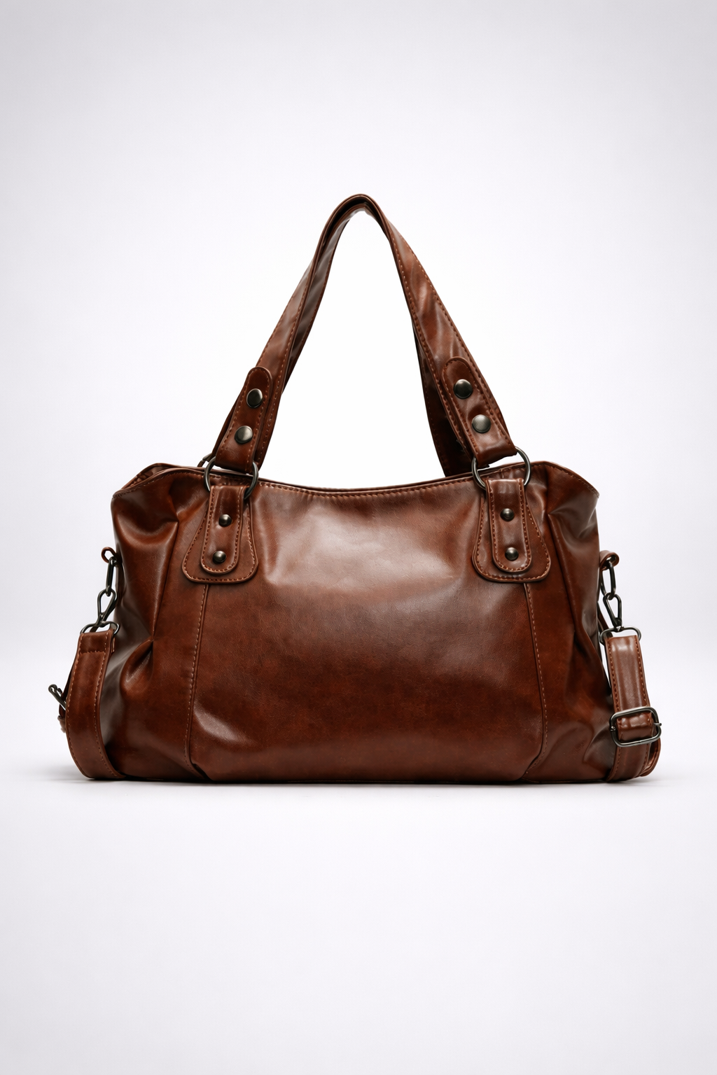 Large brown handbag for school | TARANTO