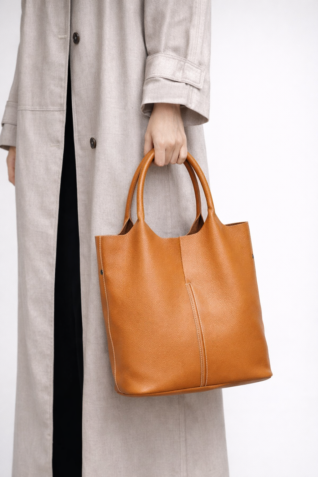 Leather everyday bag | Asti