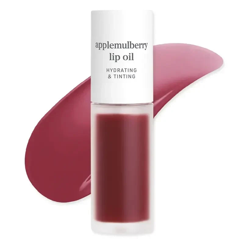 Korean Apple Lip Oil and Lip Stain, Glossy, Tinting, Long-Lasting