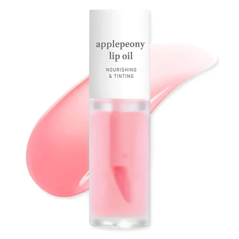 Korean Apple Lip Oil and Lip Stain, Glossy, Tinting, Long-Lasting