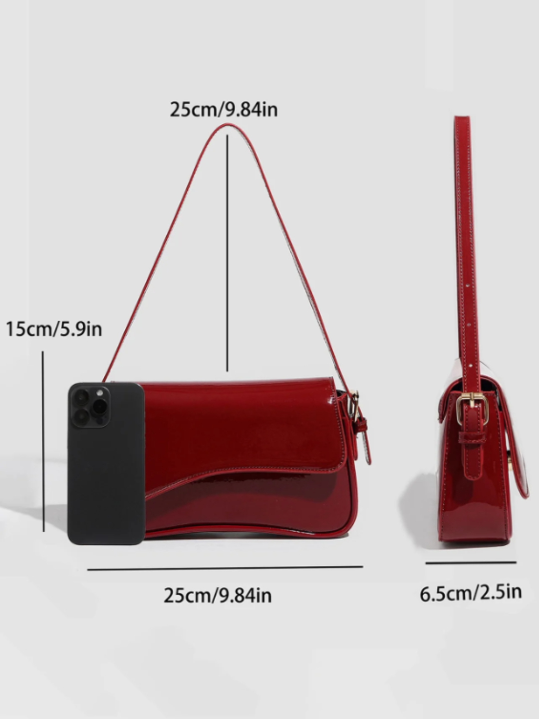 Red everyday bag | Taormina