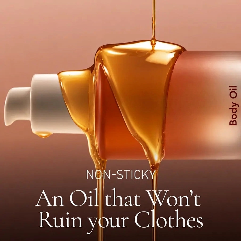 Pheromone-Infused Body Oil with Jojoba & Squalane, Gourmand Scent