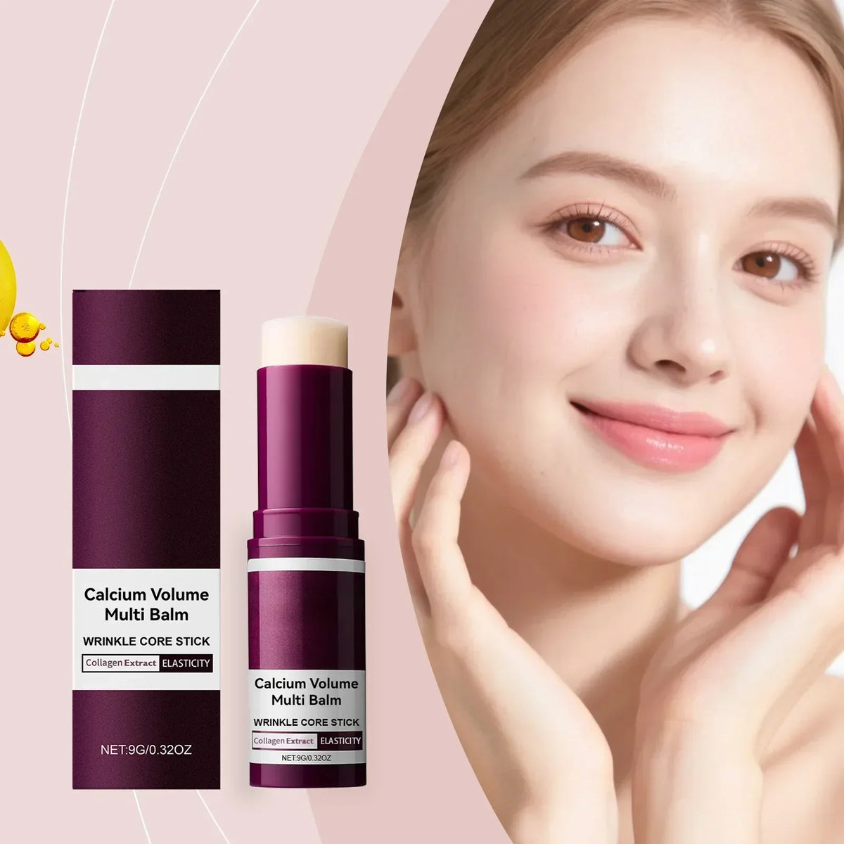 Collagen Moisturizing Balm Stick for Face and Neck – Hydrating Skin Stick for Use Before Makeup