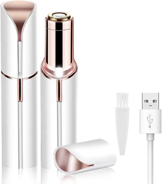 Rechargeable Facial Hair Trimmer for Women – Electric Eyebrow and Nose Hair Trimmer