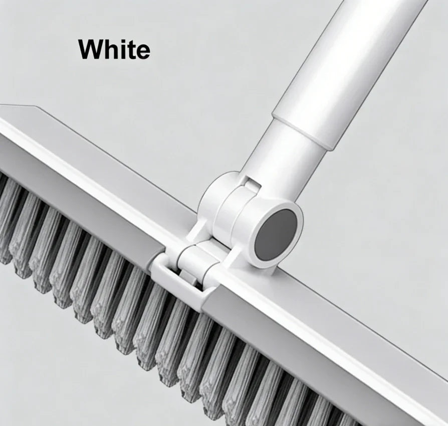 Long-Handle Bathroom Floor Brush for Tile, Grout Gaps, Walls and Toilet Cleaning