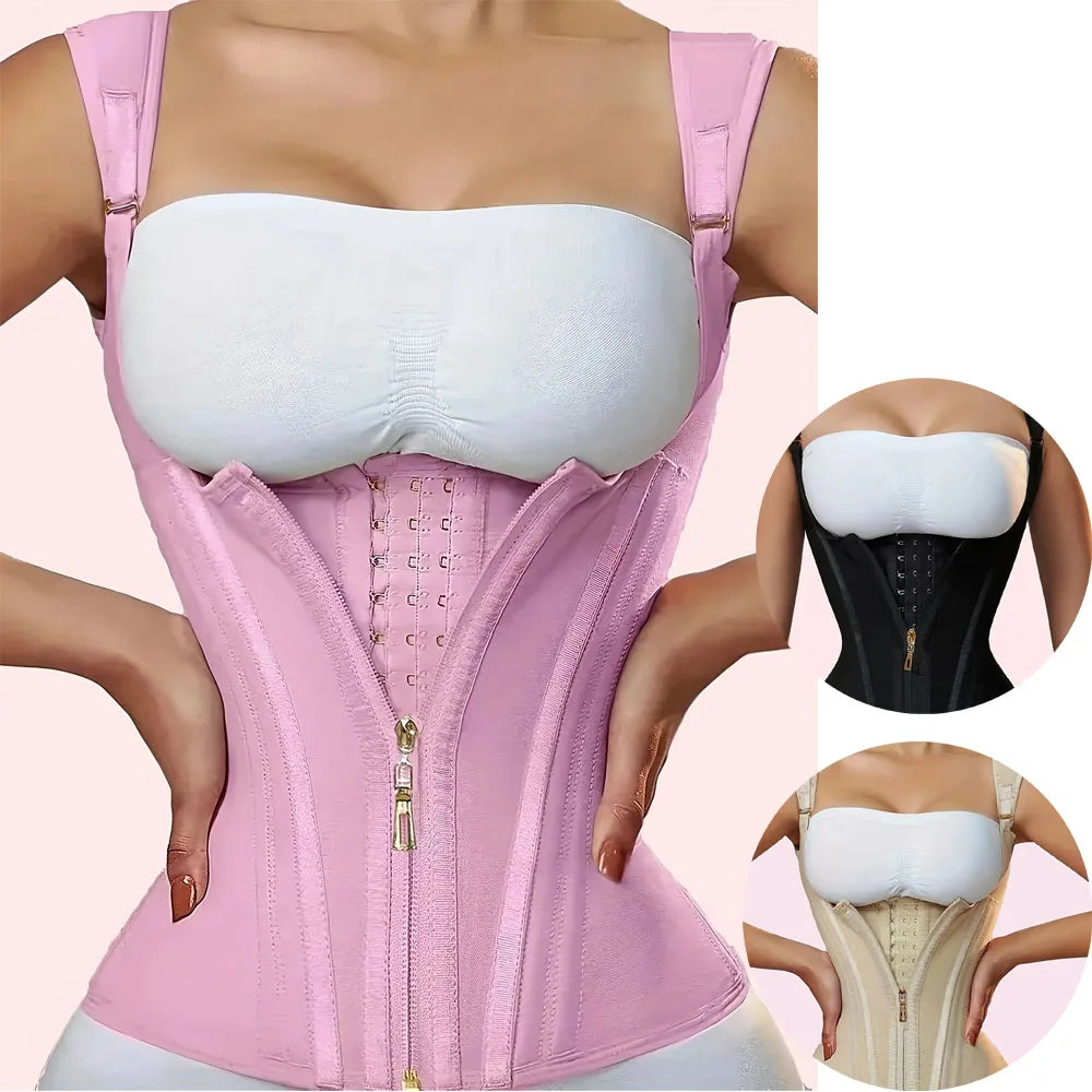 Women's Waist Shapewear Vest with Adjustable Shoulder Straps – Firm Control Girdle, S–XXXL