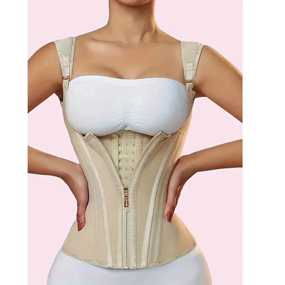 Women's Waist Shapewear Vest with Adjustable Shoulder Straps – Firm Control Girdle, S–XXXL