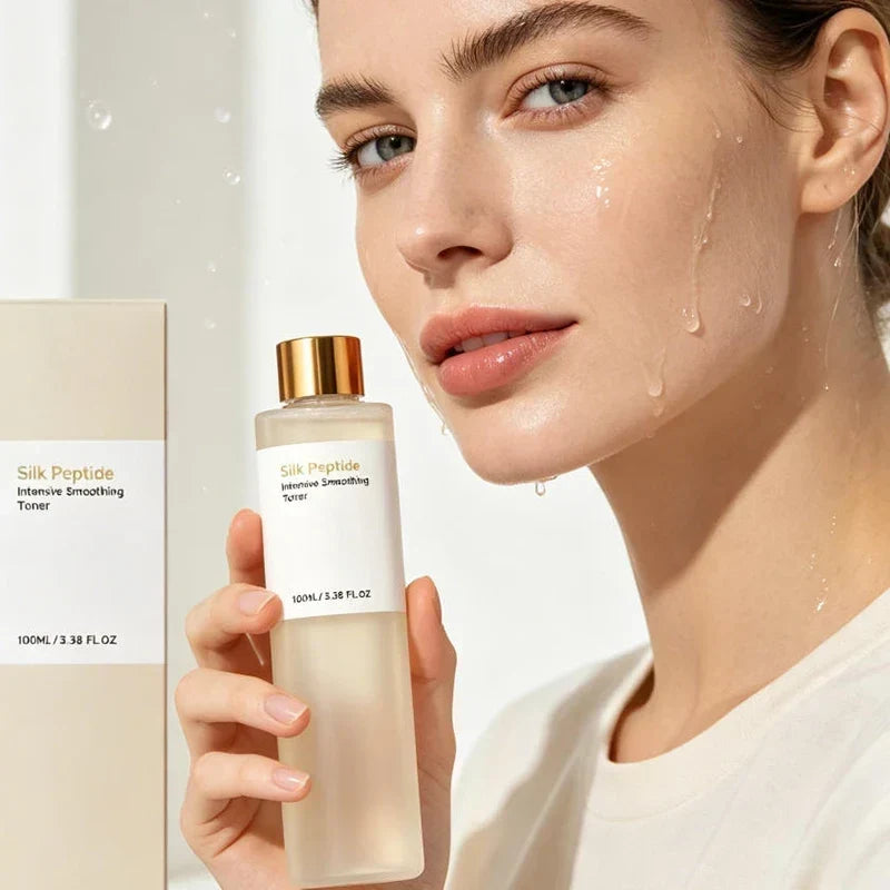 Silk Peptide Hydrating Facial Toner – Lightweight Essence Toner, 100ml or 150ml
