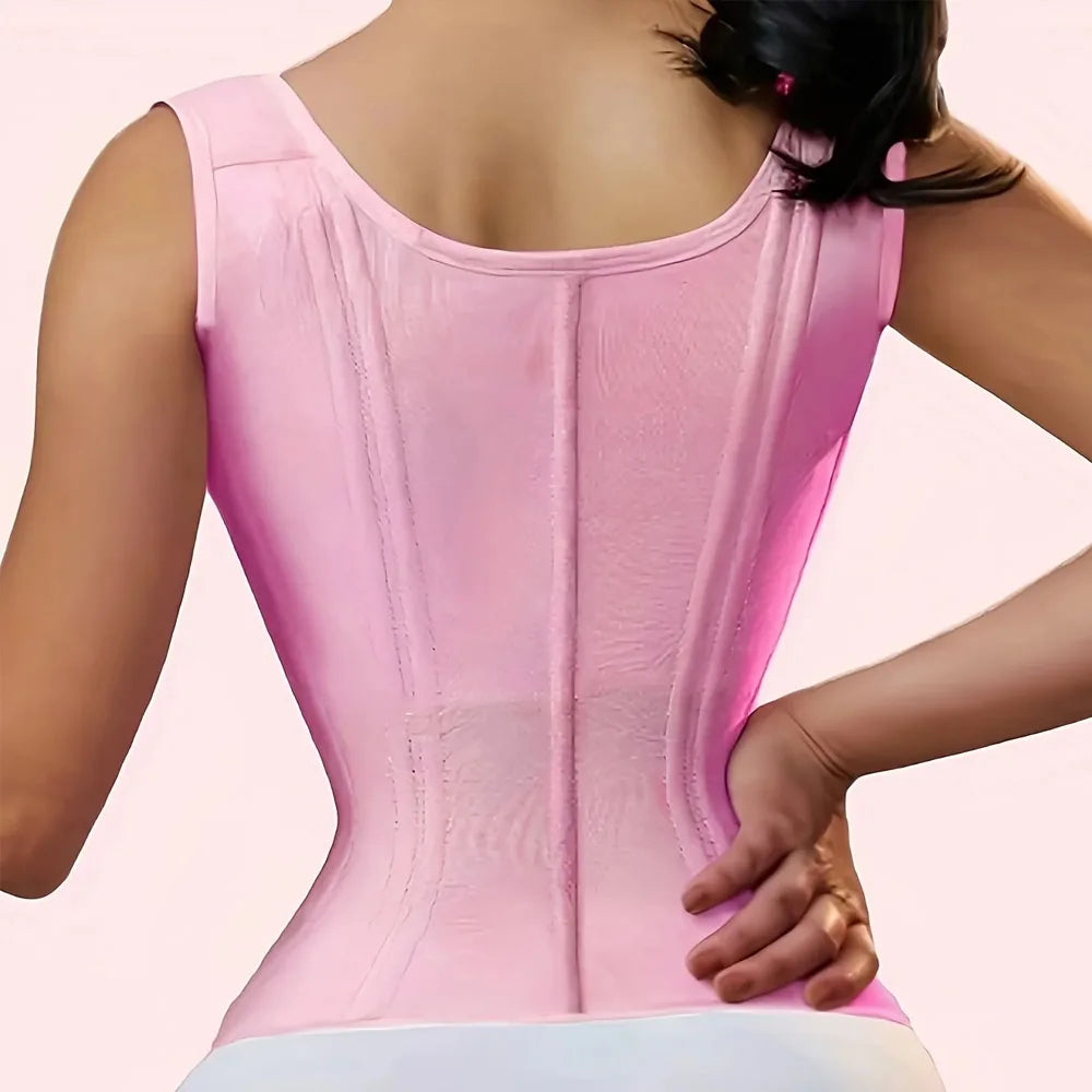Women's Waist Shapewear Vest with Adjustable Shoulder Straps – Firm Control Girdle, S–XXXL