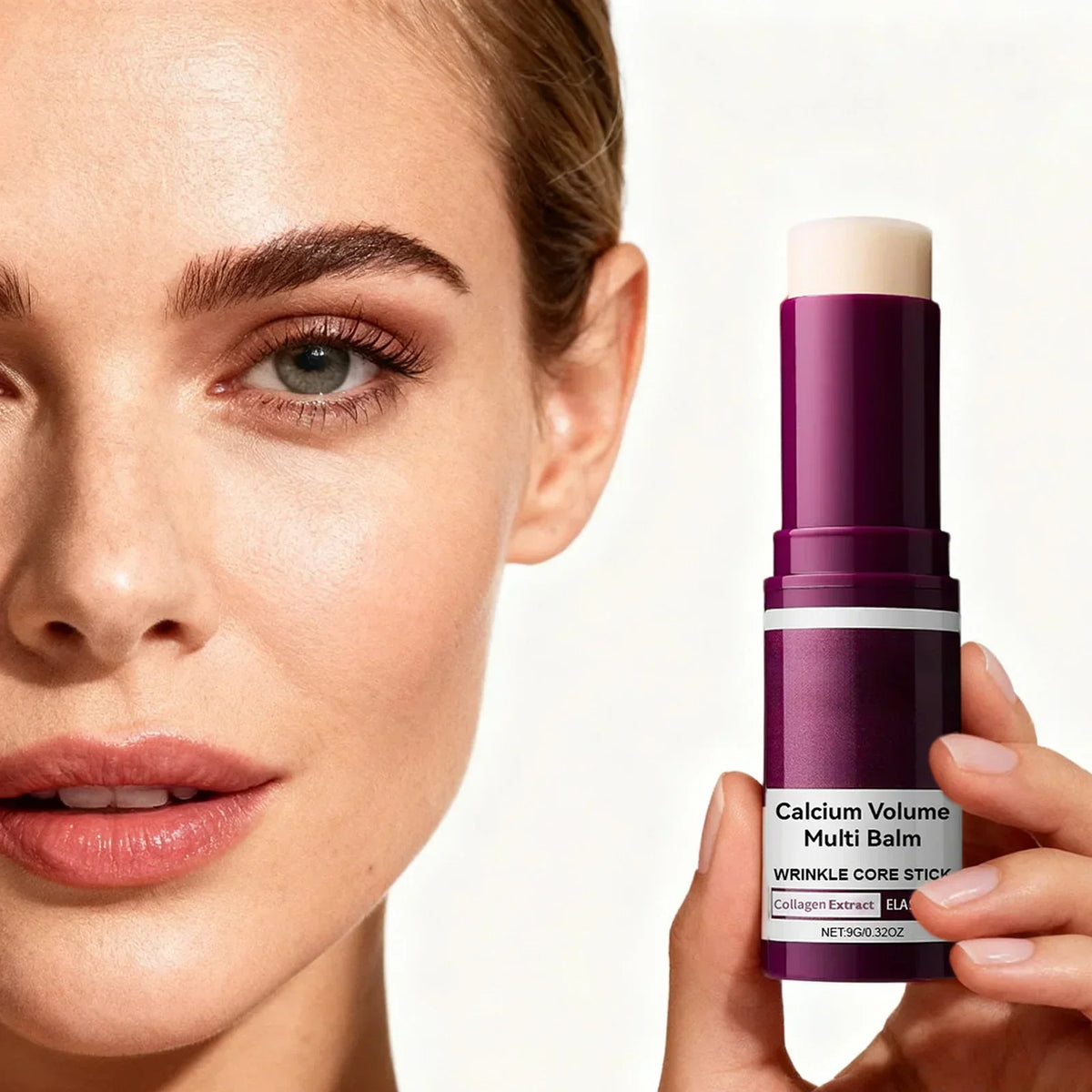 Collagen Moisturizing Balm Stick for Face and Neck – Hydrating Skin Stick for Use Before Makeup