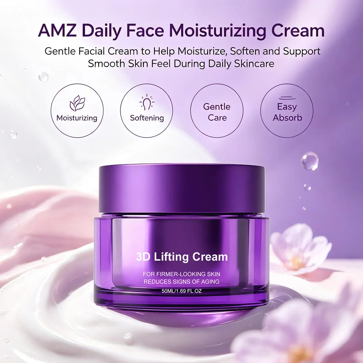 3D Firming Face Cream 50ml – Moisturizing Cream for Face and Neck