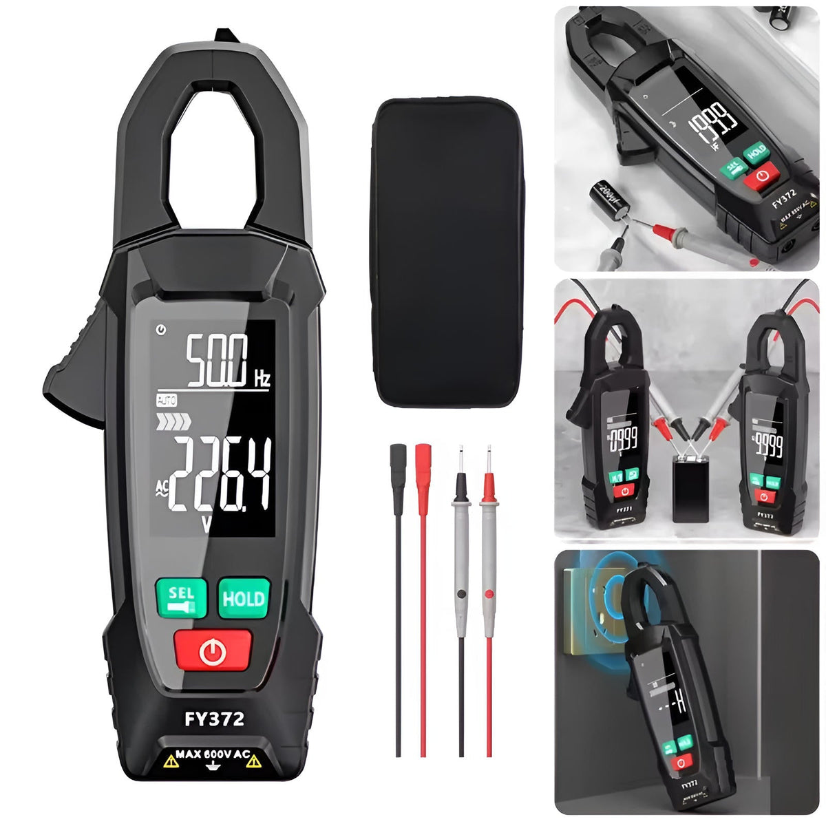 AC DC Clamp Electric Meter