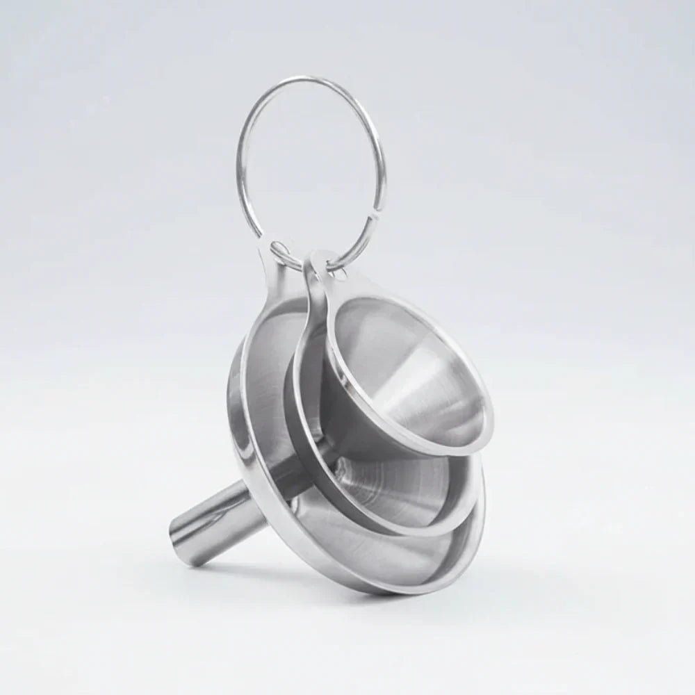 Stainless Steel Kitchen Funnels Set