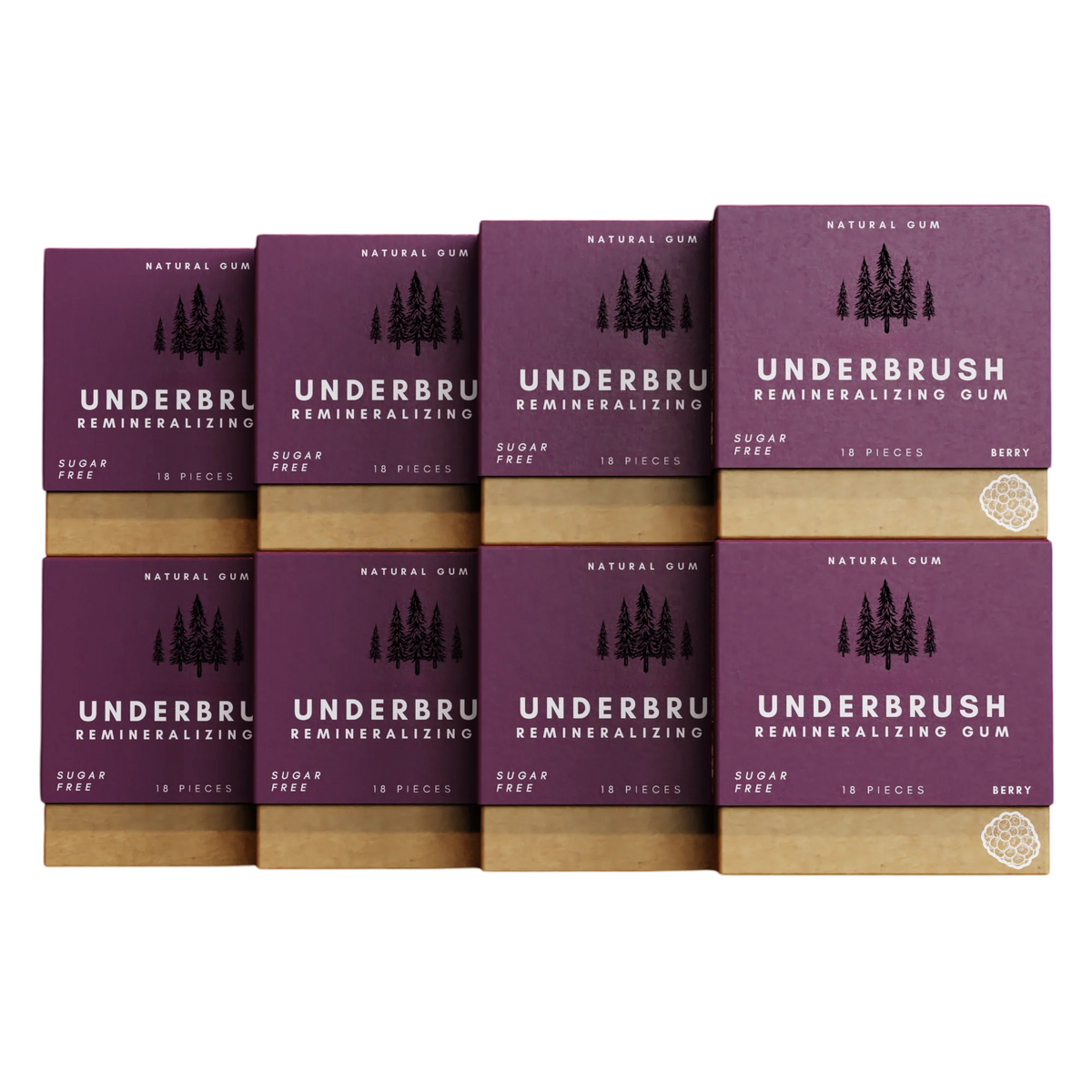 Underbrush Remineralizing Chewing Gum with Nano-Hydroxyapatite