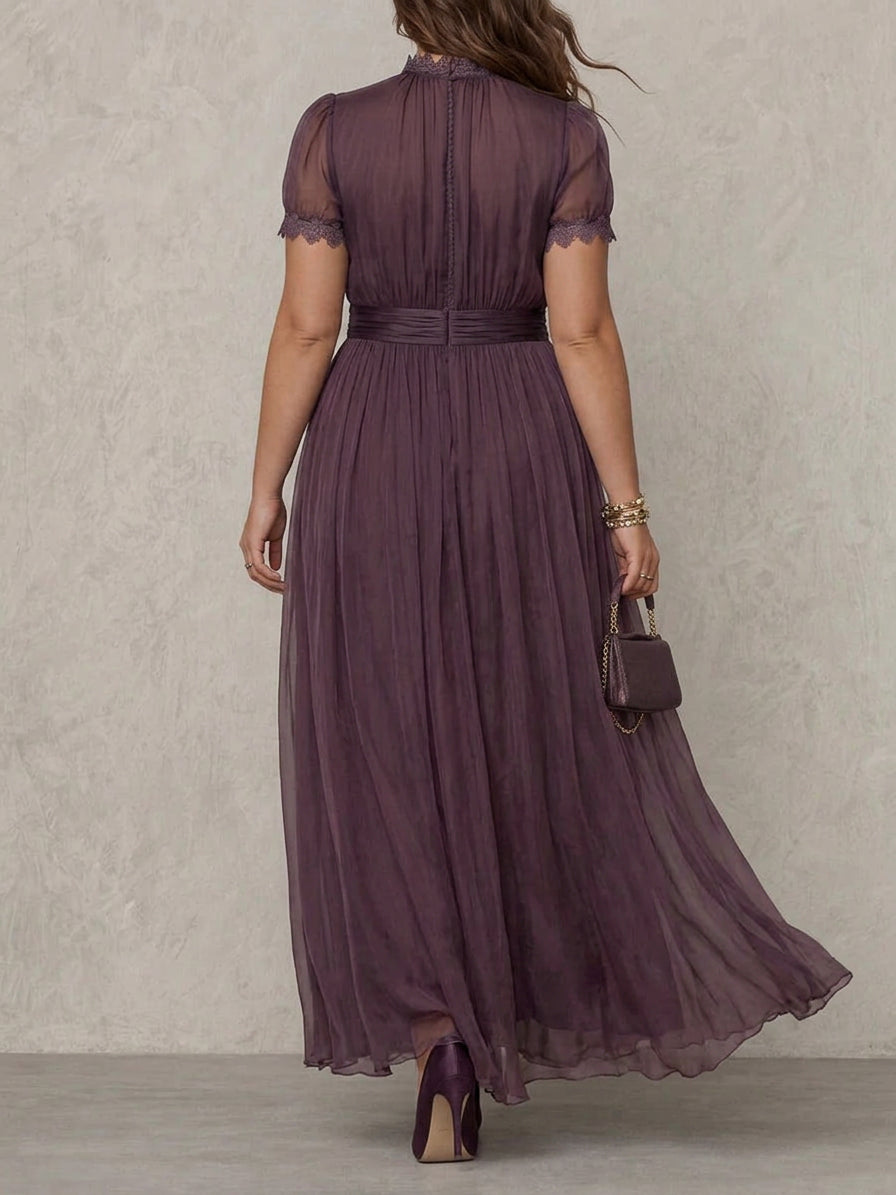 Vintage Chiffon Maxi Dress