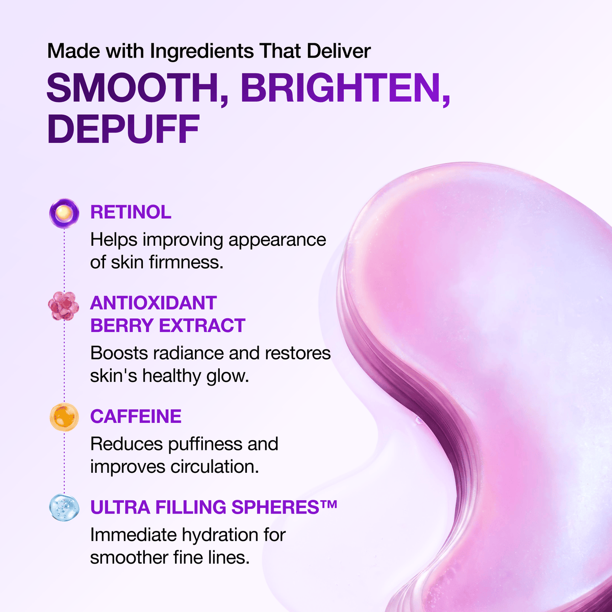 Retinol Berry Revitalizing Eye Patch for Fine Lines & Dark Circles