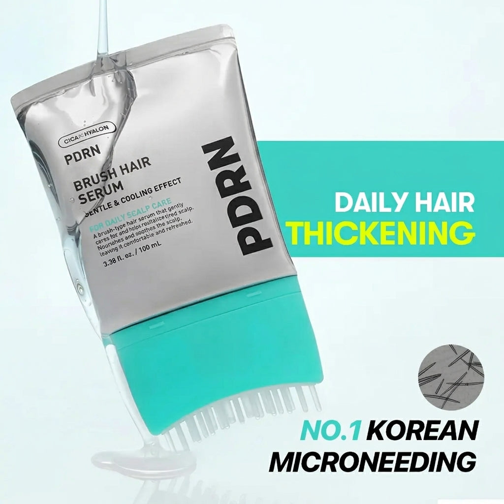 PDRN Reedle Shot Hair Brush Serum with Caffeine for Fuller-Looking Hair