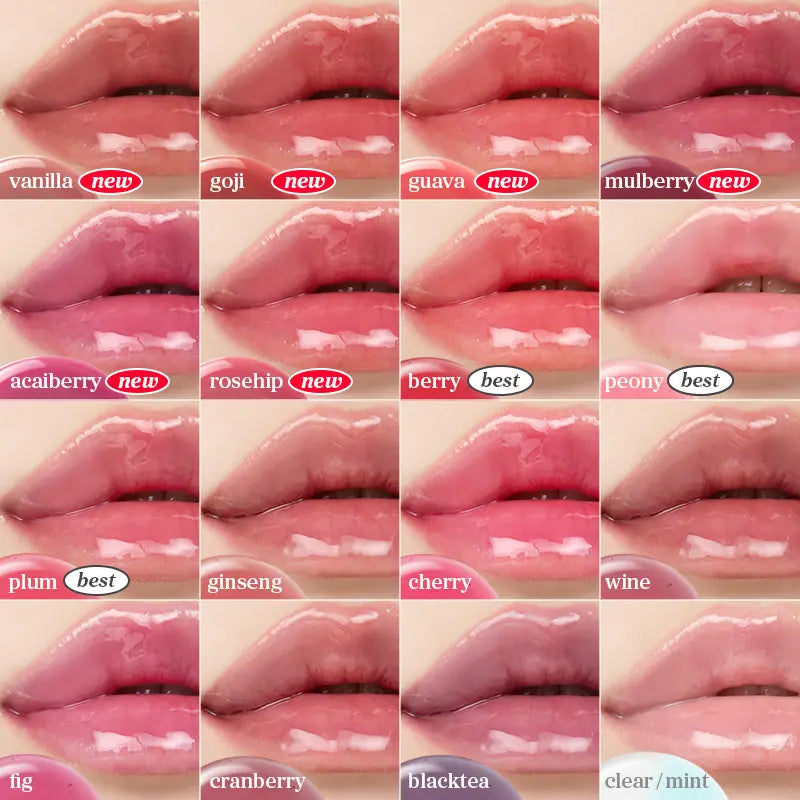Korean Apple Lip Oil and Lip Stain, Glossy, Tinting, Long-Lasting