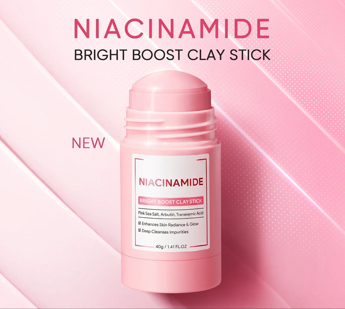 Clay Stick Mask for Every Skin Concern with Niacinamide & Pore Care
