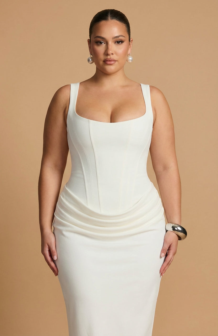Square Neck Maxi Dress